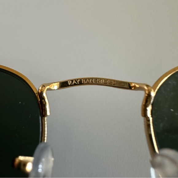Ray-Ban RB3857 Frank 51-20 Gold and G-15 Green - Picture 12 of 16
